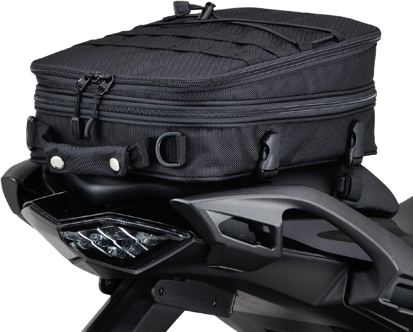 Amazon | バイク用 シートバッグ 7~12L A4サイズ イージーリングベルト